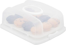 Contenitore per Torte, Rettangolare, Con Coperchio Crostate & Muffin HLP 15,5X37