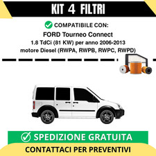 Kit 4 Filtri Tagliando per