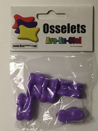Jeu osselets en plastique - d',