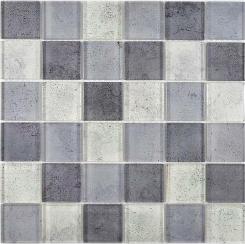 Mosaico grigio cucina - grigio,