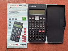 CALCOLATRICE SCENTIFICA OLYMPIA LCD 8310 CON MANUALE COME NUOVA