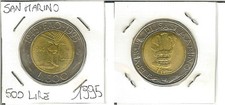 San Marino: 500 lire 1995 FAO