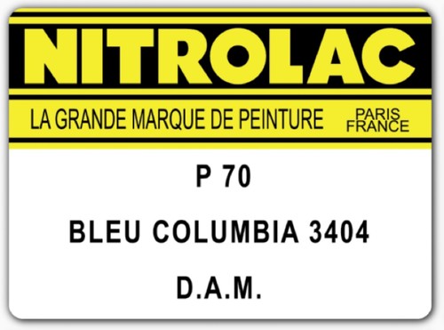 Autocollant peinture nitrolac - peinture,