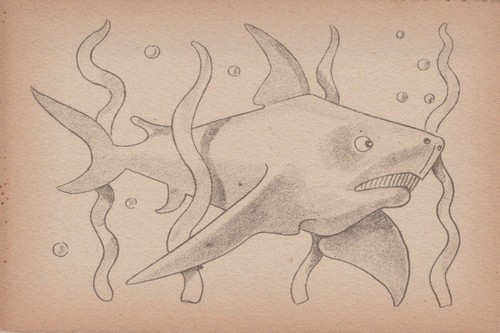 Cartolina disegno matita - cartolina,