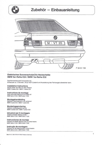 Bmw e32 e34 - bmw,