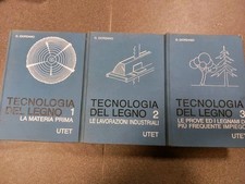 Tecnologia Del Legno 3 Volumi Utet Pp