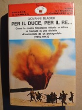 Per il duce, per il re... -