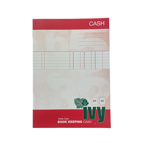 Treble cash book - cash,