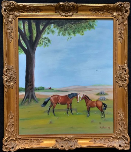 Dipinto olio paul pitt - dipinto, r.