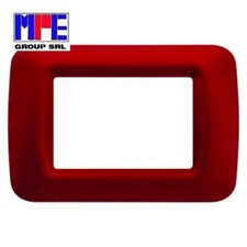 GEWISS GW22533 PLACCA IN TECNOPOLIMERO AMARANTO CLASSICO TOP SYSTEM 3 POSTI