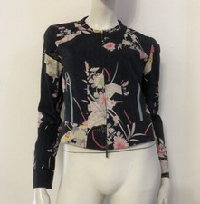 KENZO JUNGLE Giacca giacchetto fantasia floreale colorata Tg 42