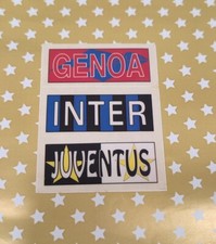 Album Figurine Calciatori Panini 1994-95 Stick & Stack Genoa Inter Juventus