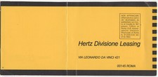 Cartolina Informazione Commerciale senza Affrancatura HERTZ Leasing Auto Noleggi