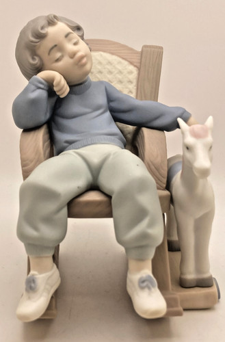 Vtg lladro all - tuckered, out