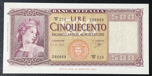 500 lire ornata - ornata, spighe