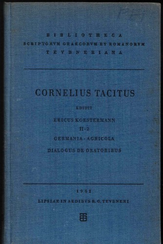 Cornelii taciti libri - cornelii,