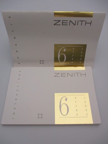Orologio zenith serie - serie, 6