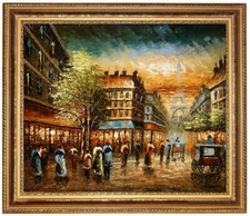 Quadro olio su tela vita