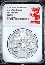 2024 australia 9999 argento - australia, .9999