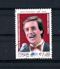 REPUBBLICA 2009 USATI PERFETTI...MINO REITANO FESTIVAL INTERNAZIONALE FILATELIA