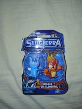 Slugterra Chiller + Fire Elemental Jakks Pacific Nuovo