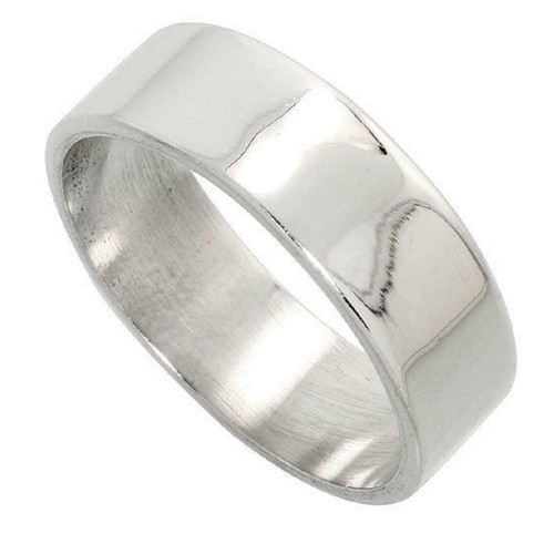 7mm uomo donna argento - uomo, &
