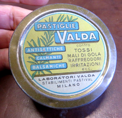 Antica scatola latta - in,