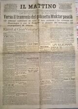 WW1- 3-4 AGOSTO 1912 - VERSO IL TRAMONTO DEL GABINETTO MUKTAR PASCIA'-607