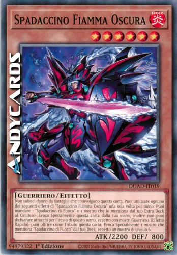 Spadaccino fiamma oscura - spadaccino, •