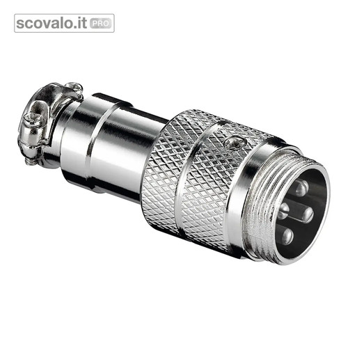 Spina xlr poli - spina, 4