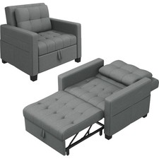 Soberine Divano Letto Singolo Divano Pieghevole Imbottito a 1 Posto Poltrona