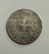 5 Lire 1873 M Milano Argento