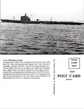 Cartolina uss stingray - cartolina,