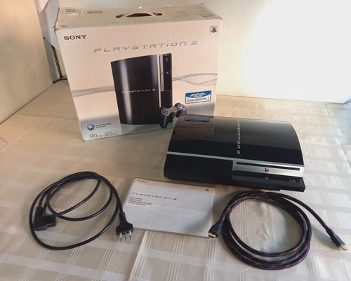 Ps3 playstation 80gb - 80gb, fat