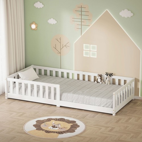 Letto terra 200x90 bianco - cm,