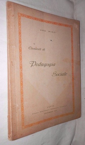 Elementi pedagogia sociale - di,