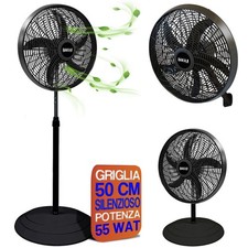 Ventilatore 3in1 Piantana Muro