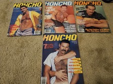 4 Issues of Honcho 1987 Gay