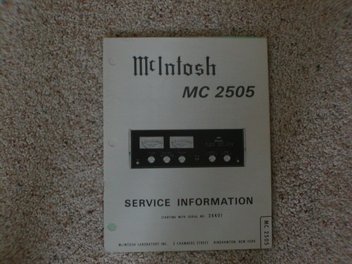 Manuale servizio mcintosh - di,