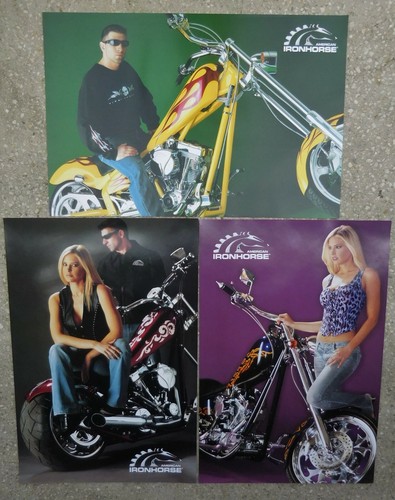 Poster moto iron horse 24x36 - horse,