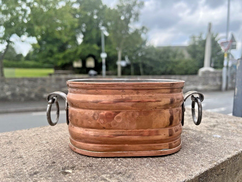 Vintage swedish copper ribbed - swedish,
