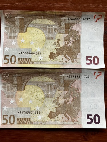 Banconote euro 2002 - banconote, 50