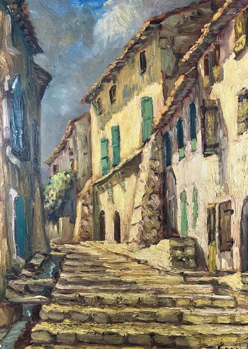 Antica olio tela firmato - antica,