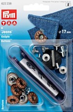 BOTTONI PER JEANS 17mm Bronzo