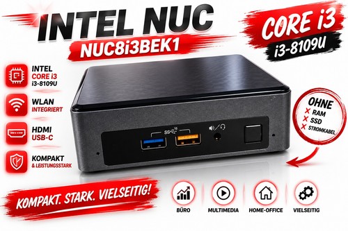 Intel nuc8i3bek1 mini - nuc8i3bek1, pc