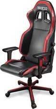 SPARCO 00998NRRS SEDIA POLTRONA UFFICIO "ICON" COLORE NERO/ROSSA