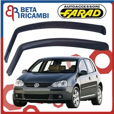 Deflettori Aria Per Volkswagen VW Golf V 5 Porte Antivento Atipioggia Fumè 12443