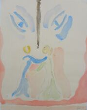 Virgilio GUIDI (Roma 1891-Venezia 1984) Incontro bel dipinto cm 48x38 anno 1977