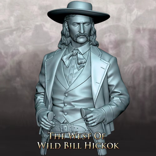 Busto cowboy wild west scala - cowboy,