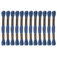 12 matassine filo da ricamo 8